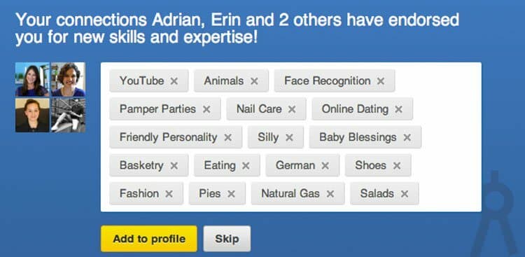 79 LinkedIn Endorsements You Didn't Know Existed