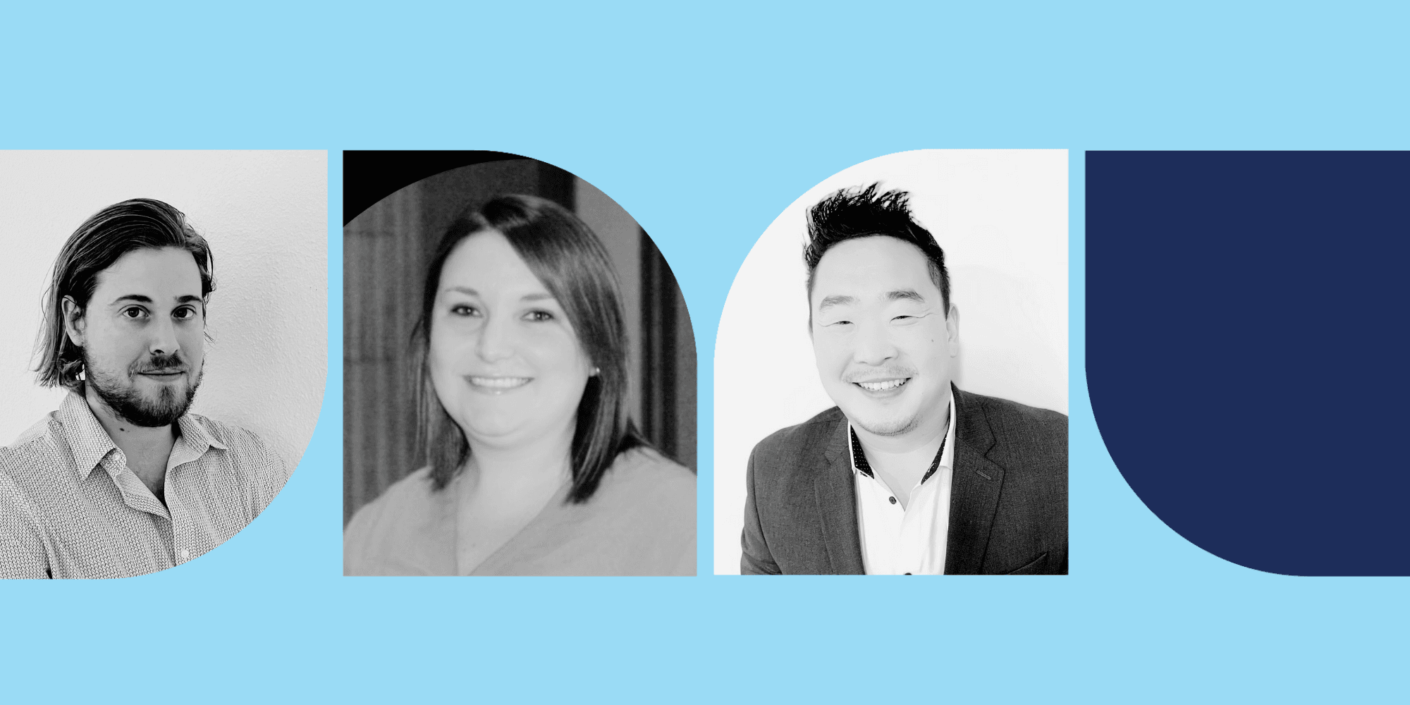 From left: Hugo Decrosse, Kaci Shipp, and Eli Johnson of Suntory Global Spirits